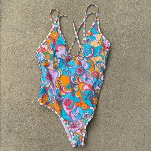 Colorful One Piece Women’s Swimsuit